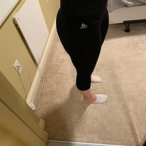 ADIDAS Black High Waisted  Climalite Leggings